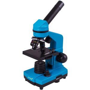Mikroskop Levenhuk Rainbow, 2 L, zvětšení 400 x, modrý