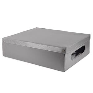 Krabice Compactor skládací úložná kartonová, šedá