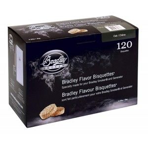 Udící brikety Bradley Smoker Dub 120 ks